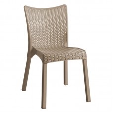 DORET Chair PP Cappuccino (Alu Leg) 1pcs