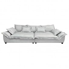 DARBY Kαναπές Σαλονιού - Καθιστικού 3Θέσιος, Ύφασμα Nabuk Grey Stone 1τμχ