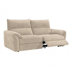 DALLAS Relax Καναπές 3-θέσιος Σαλονιού - Καθιστικού, Ύφασμα Μπεζ 1τμχ