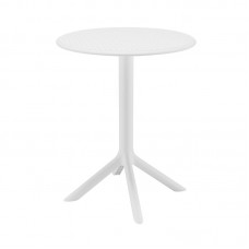 MODA-W Τραπέζι Κήπου - Βεράντας, PP - UV Protection, Απόχρωση Άσπρο 1τμχ