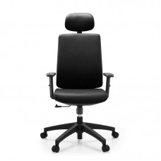 BF8200 Πολυθρόνα Γραφείου Διευθυντή, Pu Μαύρο 1τμχ