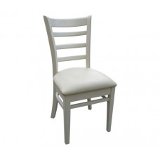 NATURALE-V Καρέκλα Λευκό, PVC Εκρού 1τμχ