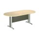 CONFERENCE Oval Table 180x90 DG/Beech 1pcs
