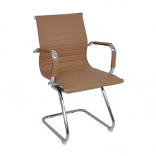 BF3300V Office Visitor Armchair Beige Pu 2pcs