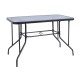 BALENO Table 110x60cm Steel Grey 1pcs