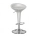 DISCO Σκαμπό BAR, Βάση Χρώμιο, ABS Silver, Ύψος Ρυθμιζόμενο, Περιστρεφόμενο 2τμχ