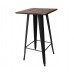 RELIX Wood Dark Oak Τραπέζι BAR Μέταλλο Βαφή Antique Black 1τμχ RELIX Wood Dark Oak Τραπέζι BAR Μέταλλο Βαφή Antique Black 1τμχ