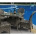 MONTANA Καρέκλα Κήπου Βεράντας - Φ5mm Round Wicker Grey Brown 2τμχ MONTANA Καρέκλα Κήπου Βεράντας - Φ5mm Round Wicker Grey Brown 2τμχ