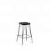 PANTON Σκαμπό BAR, Μέταλλο Βαφή Μαύρο, PU Απόχρωση Vintage Black 2τμχ