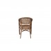 VEGERA Rattan Πολυθρόνα Dining Αλουμίνιο, Wicker Φυσικό 1τμχ