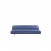 KAPPA Καναπές - Κρεβάτι Σαλονιού - Καθιστικού, Ύφασμα Μπλε 1τμχ