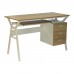UNIT Γραφείο Η/Υ Μέταλλο Βαφή Άσπρο, Melamine Απόχρωση Sonoma 1τμχ UNIT Γραφείο Η/Υ Μέταλλο Βαφή Άσπρο, Melamine Απόχρωση Sonoma 1τμχ