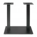 PRATO-W Βάση Τραπεζιού 70x40cm Μακρόστενη με ρεγουλατόρο H.72 cm Μέταλλο Βαφή Μαύρο/ 17,00Kg 1τμχ