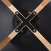 MARTIN Καρέκλα Τραπεζαρίας Κουζίνας, Metal Cross Ξύλο, ΡΡ Μαύρο, Αμοντάριστη Ταπετσαρία 4τμχ MARTIN Καρέκλα Τραπεζαρίας Κουζίνας, Metal Cross Ξύλο, ΡΡ Μαύρο, Αμοντάριστη Ταπετσαρία 4τμχ