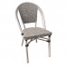 COSTA Καρέκλα Dining Αλουμινίου, Απόχρωση Antique Grey -Textilene Μπεζ 1τμχ COSTA Καρέκλα Dining Αλουμινίου, Απόχρωση Antique Grey -Textilene Μπεζ 1τμχ