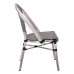 COSTA Καρέκλα Dining Αλουμινίου, Απόχρωση Antique Grey -Textilene Μπεζ 1τμχ COSTA Καρέκλα Dining Αλουμινίου, Απόχρωση Antique Grey -Textilene Μπεζ 1τμχ
