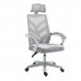 BF2985 Πολυθρόνα Γραφείου Διευθυντή, Άσπρο - Mesh Γκρι 1τμχ