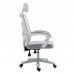 BF2985 Πολυθρόνα Γραφείου Διευθυντή, Άσπρο - Mesh Γκρι 1τμχ