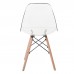ART Wood Καρέκλα Τραπεζαρίας Κουζίνας Ξύλο - PC Clear 4τμχ