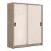 VANITY Ντουλάπα Δίφυλλη -Συρόμενη, Αποχρώσεων Sonoma Oak & Cream 1τμχ