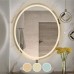 LED-3 Καθρέπτης Τοίχου Oval - Φωτιζόμενος - Αφής, με 3 επιλογές εναλλαγής χρωμάτων 1τμχ